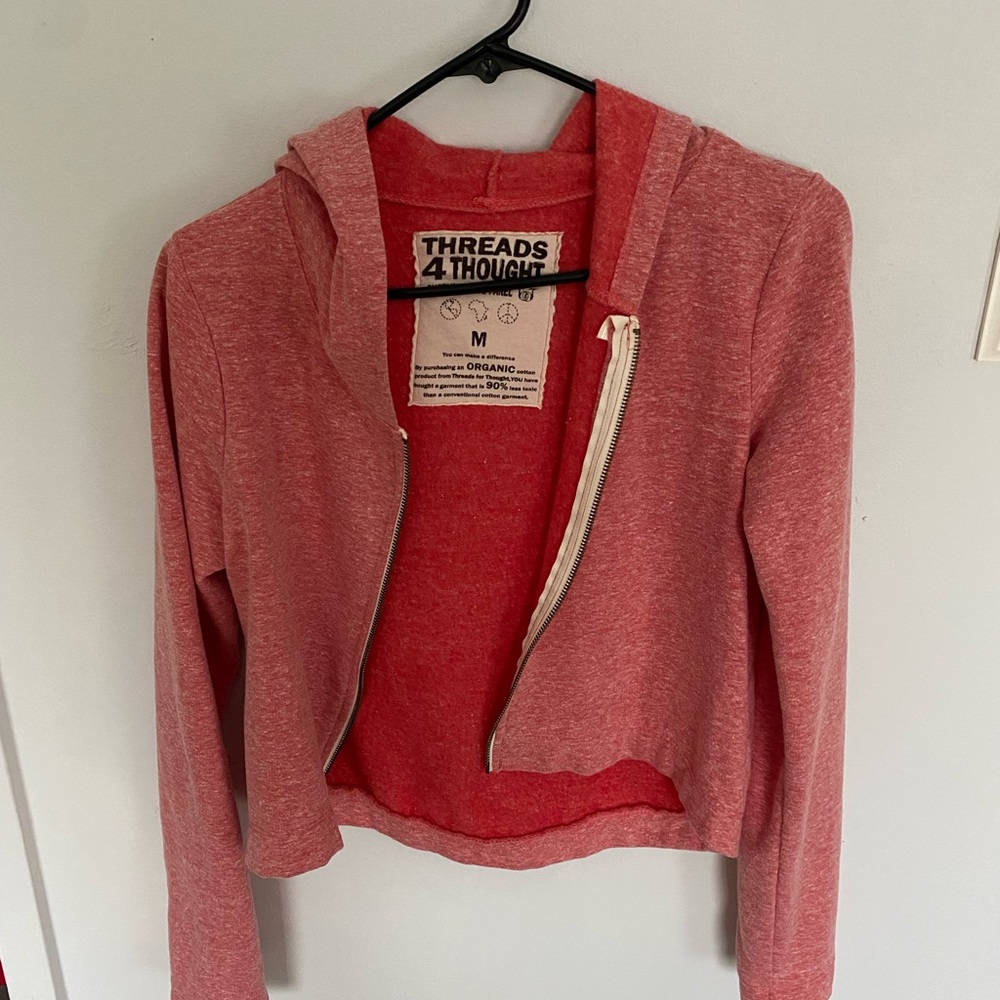 Size Med cropped hoodie. Light weight.